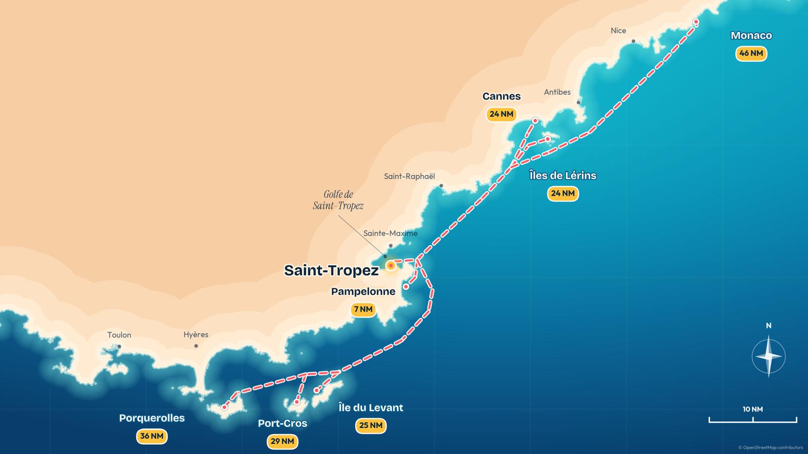 Saint Tropez Map