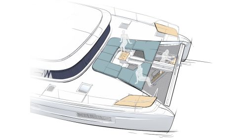 New bow lounge space