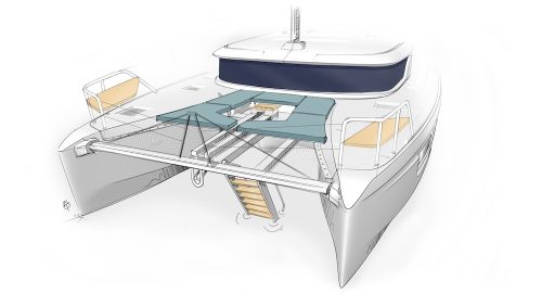 Forward swim ladder